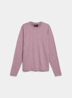 Solid long-sleeve T-shirt