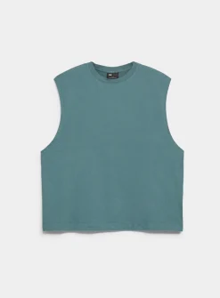 Solid muscle tee