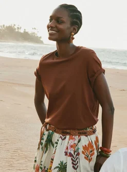 Solid organic cotton T-shirt