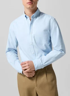 Solid Oxford shirt