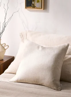 Solid pure linen removable-cover cushion