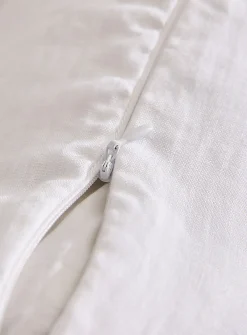 Solid pure linen removable-cover cushion