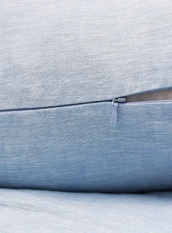 Solid pure linen removable-cover cushion