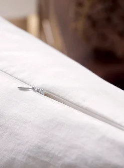Solid pure linen removable-cover cushion