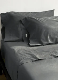Solid pure organic cotton pillowcases