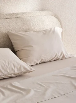 Solid pure organic cotton pillowcases