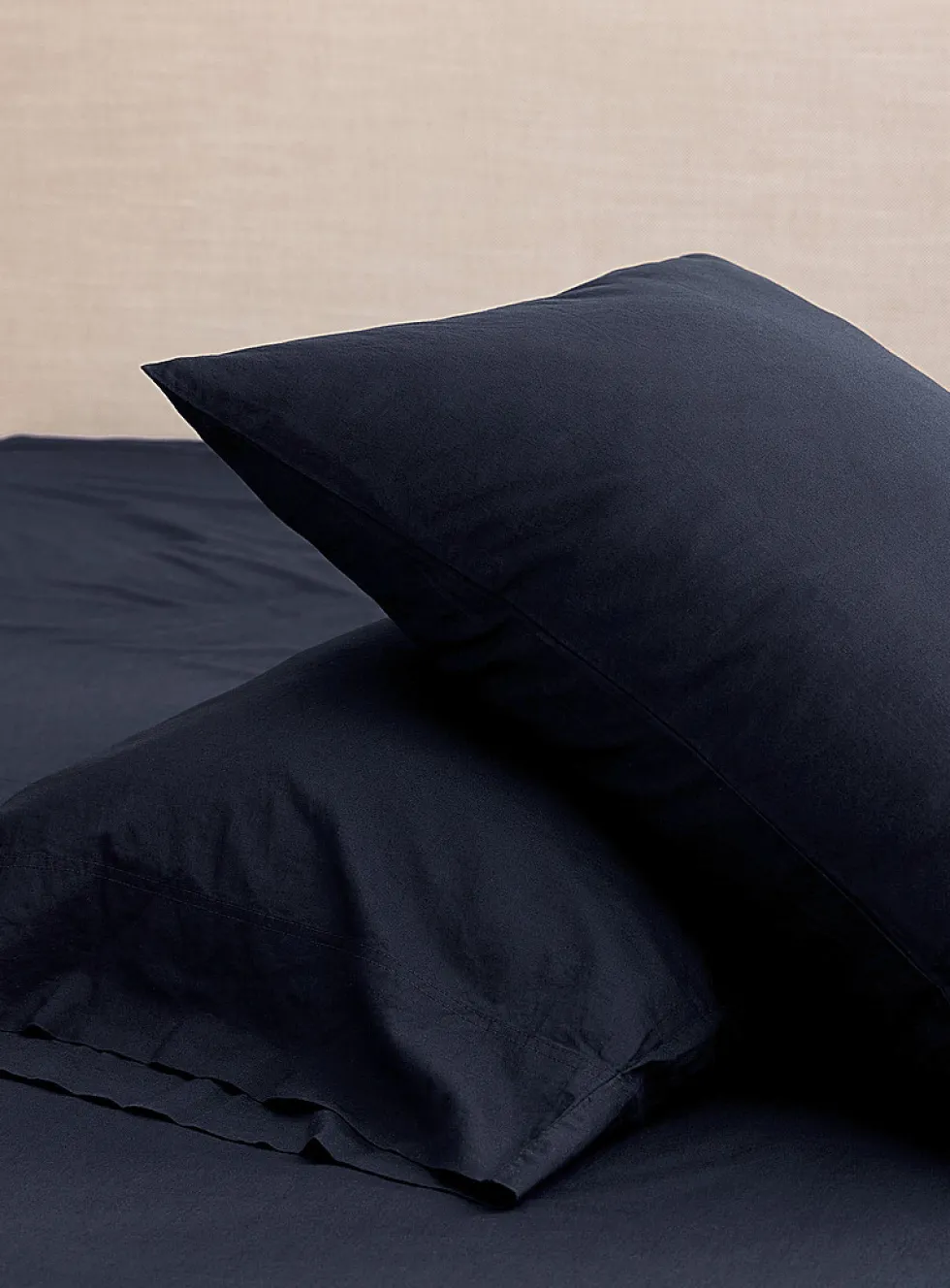 Solid pure organic cotton pillowcases