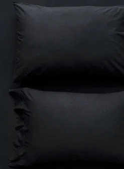 Solid pure organic cotton pillowcases