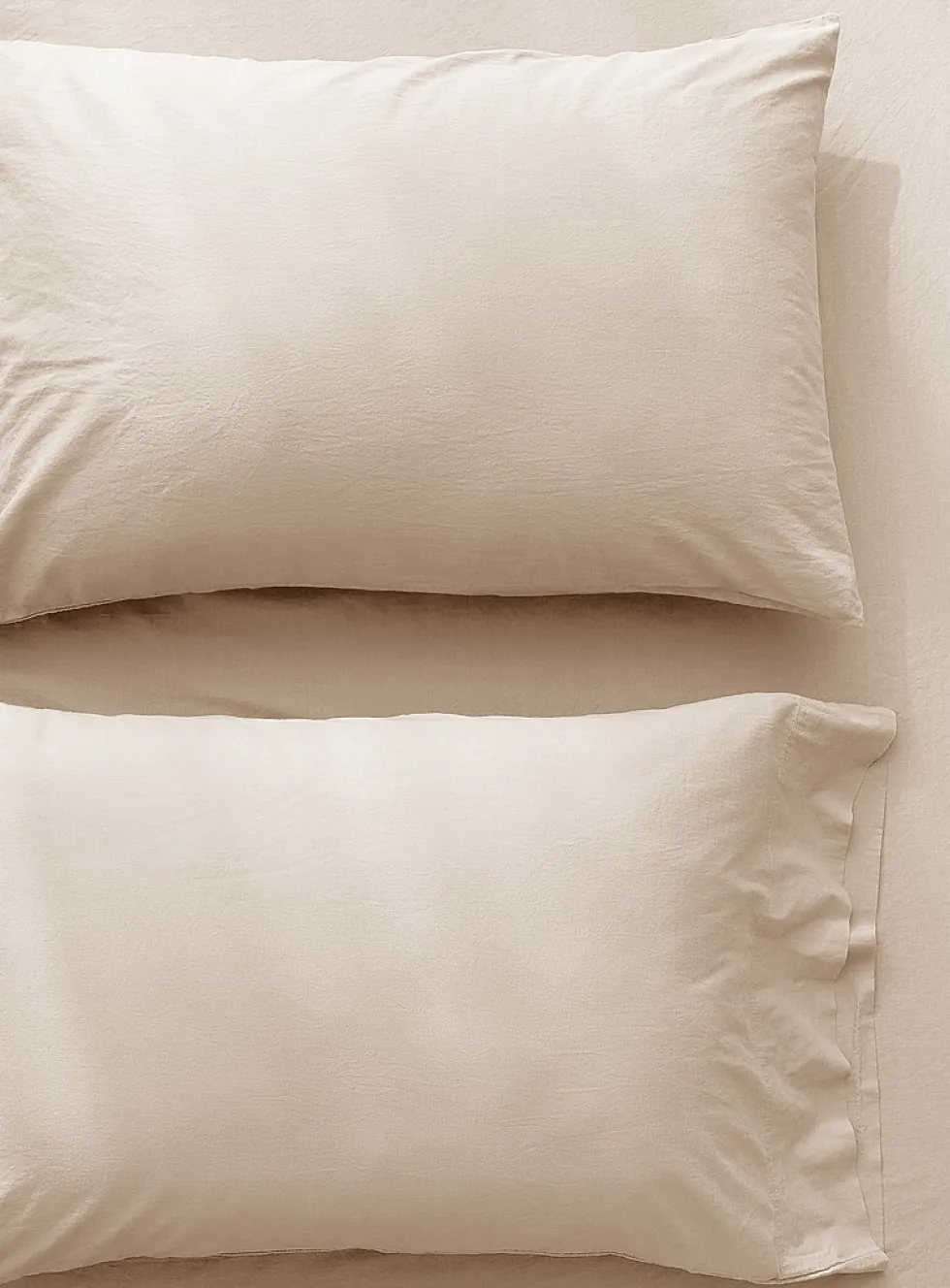 Solid pure organic cotton pillowcases