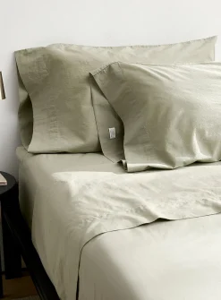 Solid pure organic cotton pillowcases