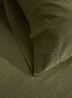 Solid pure organic cotton pillowcases