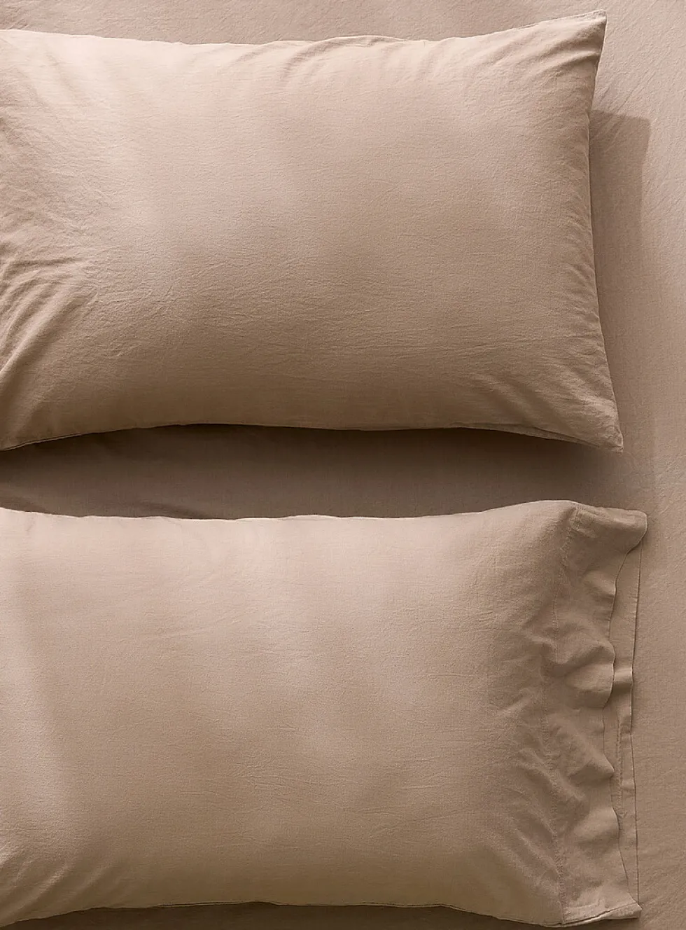Solid pure organic cotton pillowcases