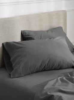 Solid pure organic cotton pillowcases
