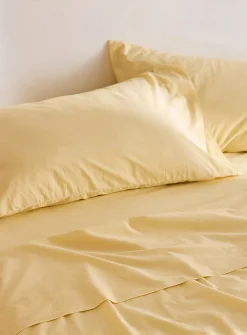 Solid pure organic cotton pillowcases