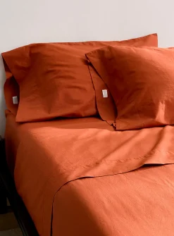 Solid pure organic cotton pillowcases