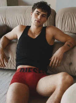 Solid ribbed tank undershirts