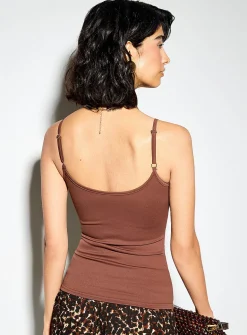 Solid second skin cami