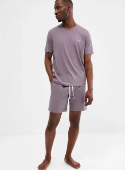 Solid stretch lounge short