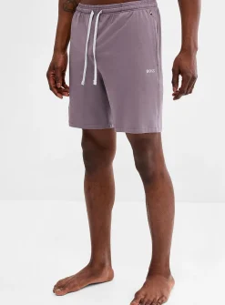 Solid stretch lounge short