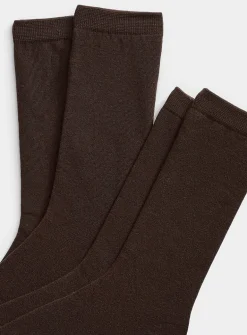 Solid stretch socks