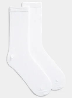 Solid stretch socks