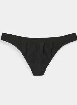 Solid swim thong