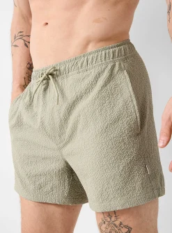 Solid swim trunk