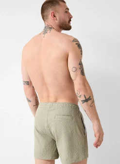 Solid swim trunk