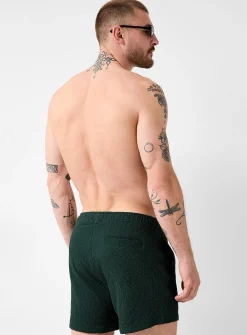 Solid swim trunk