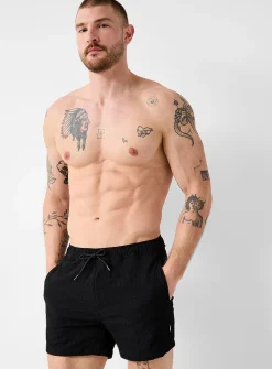 Solid swim trunk