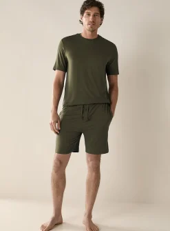 Solid TENCEL™ modal pyjama short