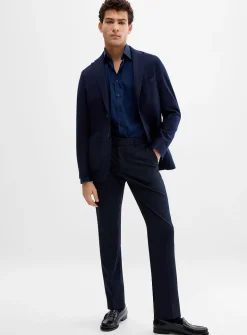 Solid twill comfort pant