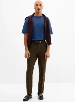 Solid twill comfort pant