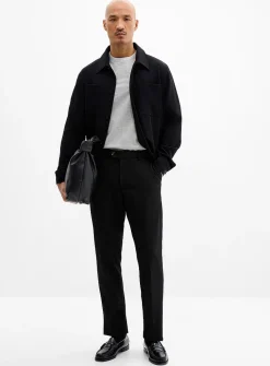 Solid twill comfort pant