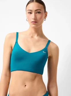 Solid V-neck bralette