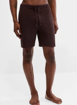 Solid waffle pyjama short