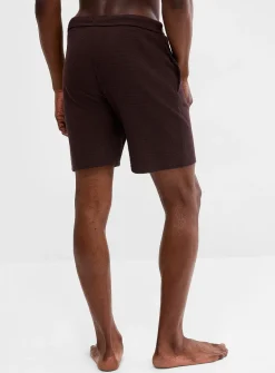Solid waffle pyjama short