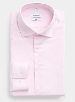 Solid wrinkle-free shirt