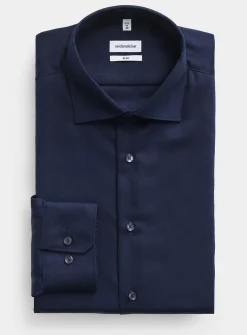Solid wrinkle-free shirt