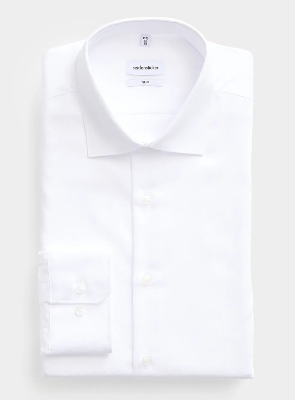 Solid wrinkle-free shirt
