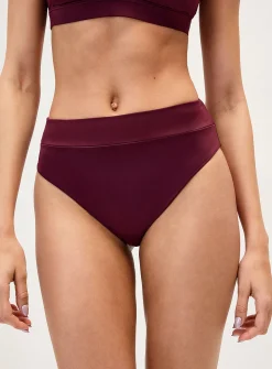 Solid-band high-rise cheeky bottom