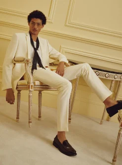 Solid-colour pant