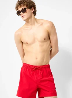 Solid-coloured swim short