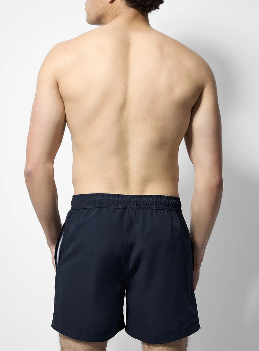 Solid-coloured swim short