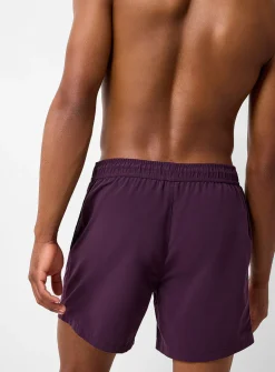 Solid-coloured swim short