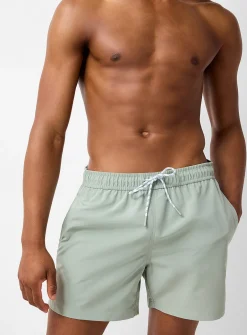 Solid-coloured swim short