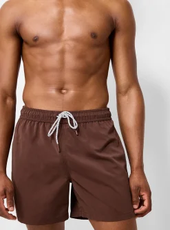 Solid-coloured swim short