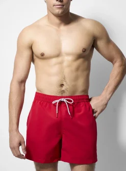 Solid-coloured swim short