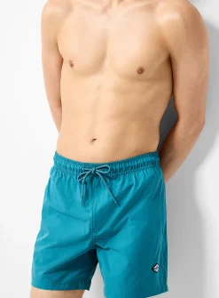 Solid-coloured swim short