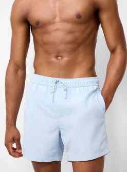 Solid-coloured swim short